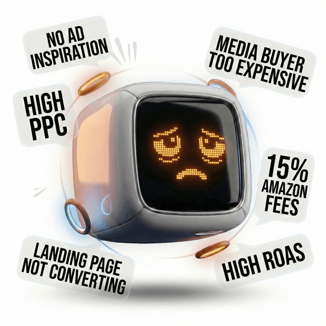 Landia mascot - stressed seller