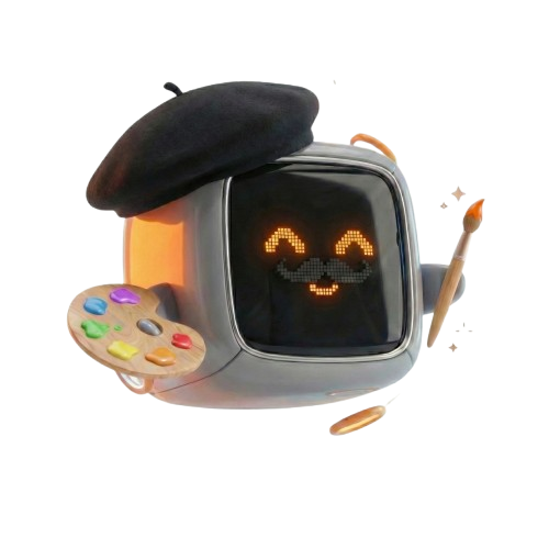 Landia painter mascot